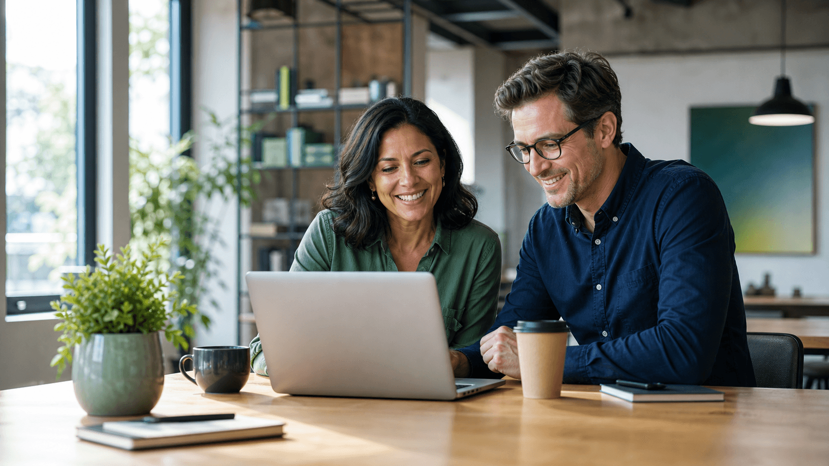 A consultant and business owner finding a clear technology solution together