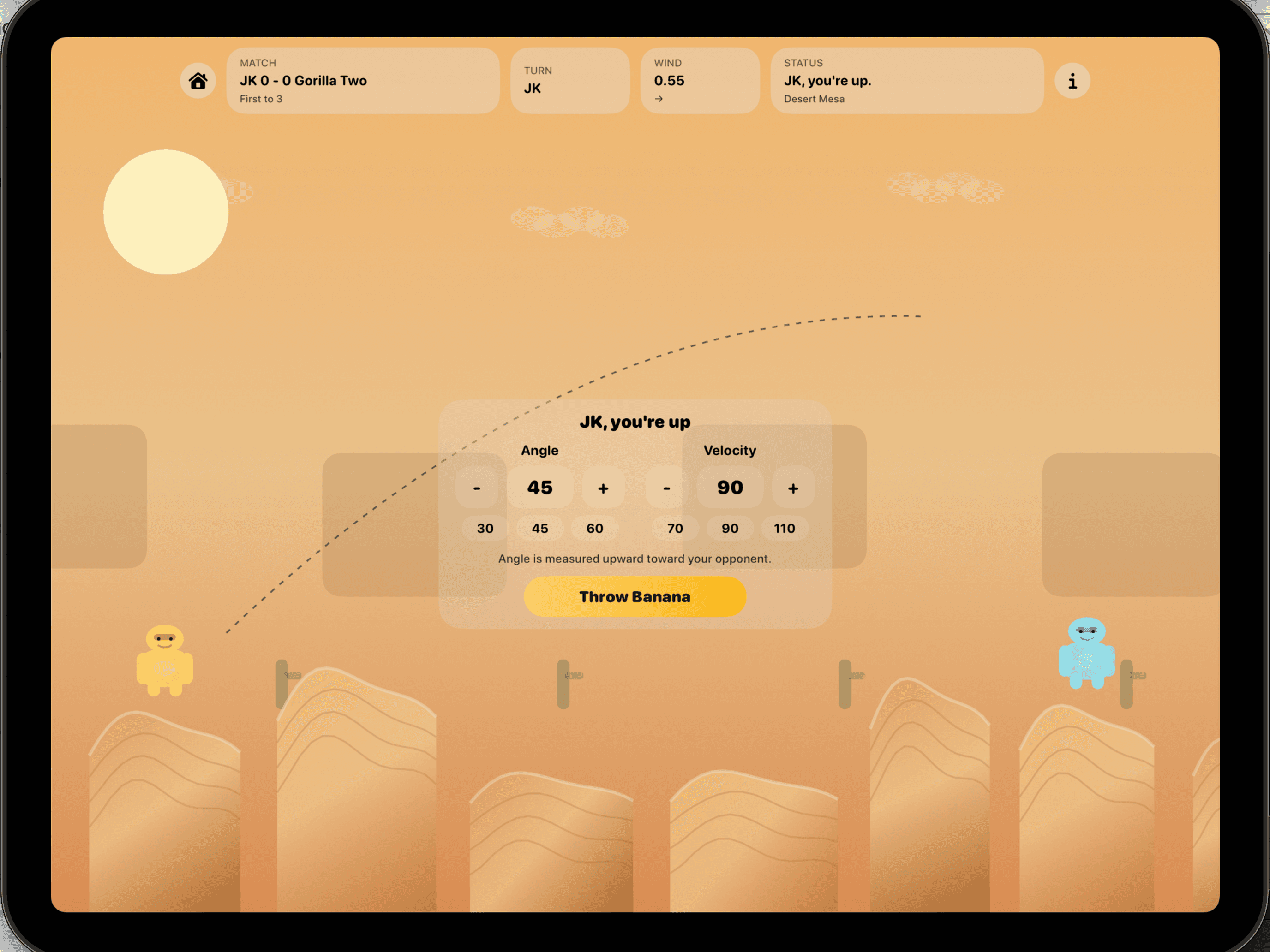 Junkyard arena gameplay on iPad
